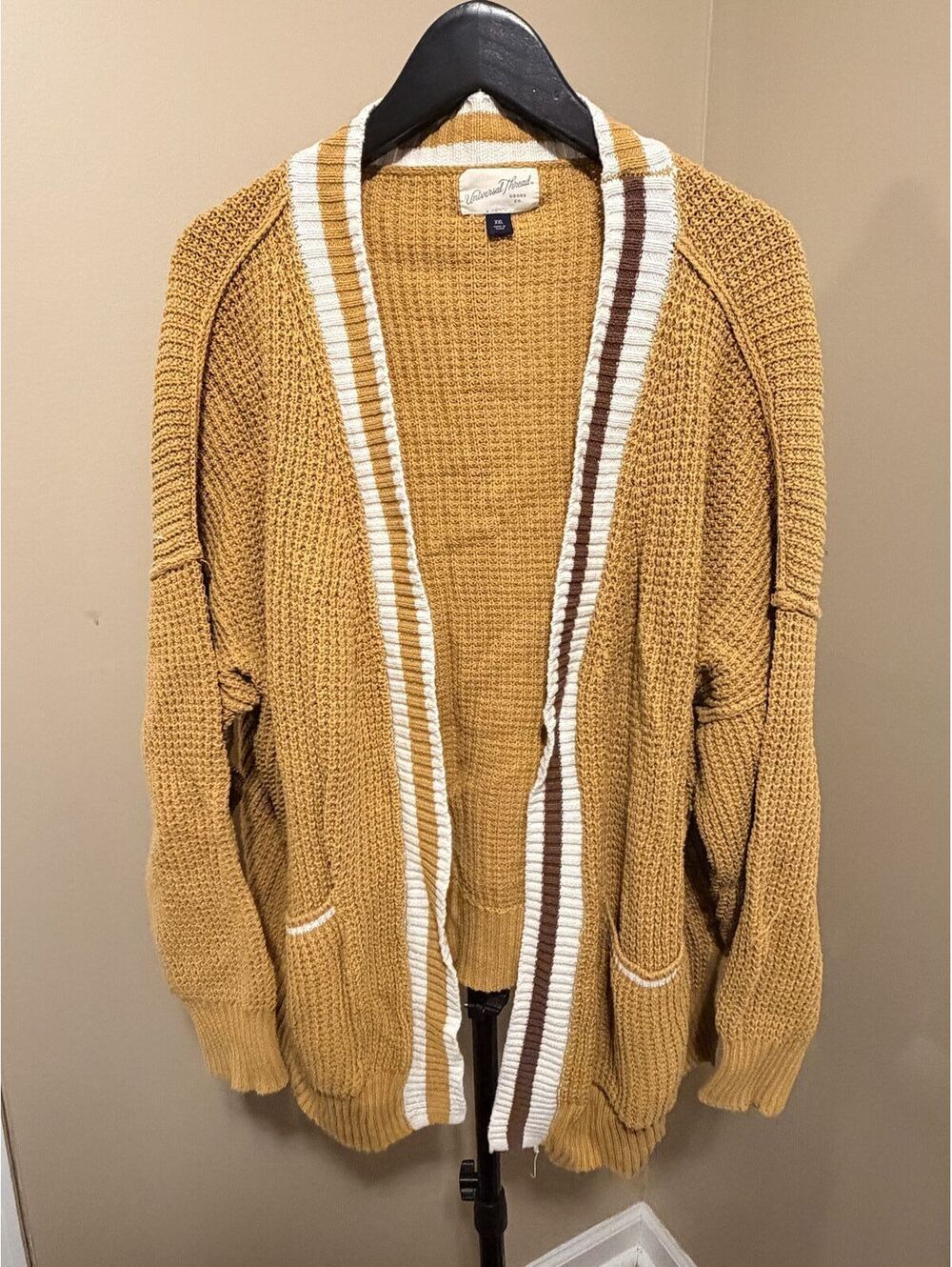 Universal Thread Target Mustard Yellow Cardigan Size XXL